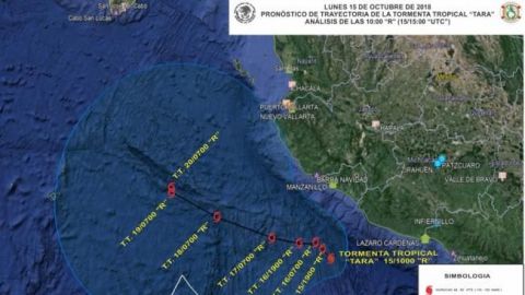 Activan Plan Marina en Colima, Jalisco y Michoacán por tormenta "Tara"