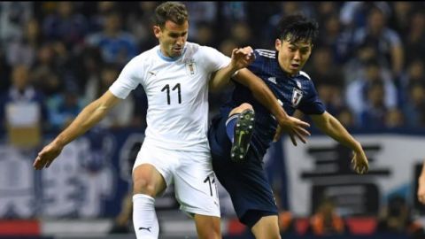 Uruguay cae en amistoso ante Japón