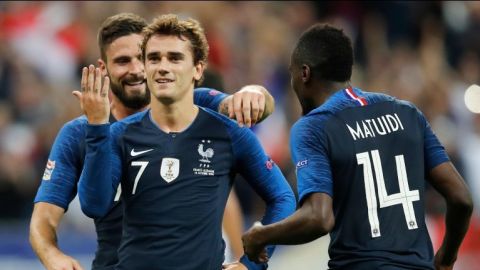 Doblete de Griezmann da la victoria a Francia sobre Alemania