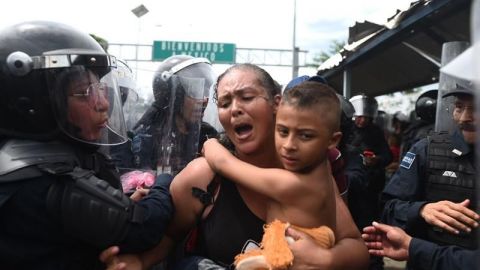 Se logró contener ingreso masivo de migrantes hondureños: Castilla