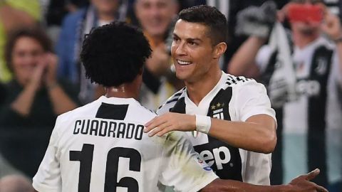 Cristiano anota con la Juventus ante el Génova