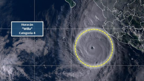 Evacuan a 4 mil personas por huracán "Willa" en Nayarit