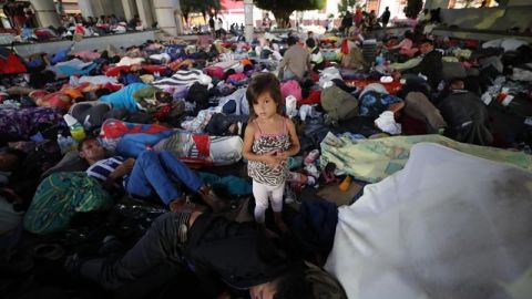 La lucha de las madres de la caravana migrante para dar un futuro a sus hijos