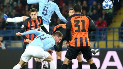 Manchester City goleó como visitante al Shakhtar Donetsk