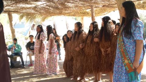 Con cantos, danza y comida tradicionales celebró su fiesta la comunidad Kumiai