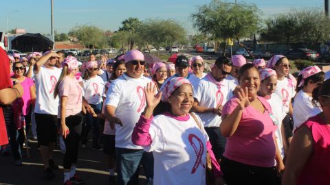 Caminata de concientización Vs cáncer en Mexicali