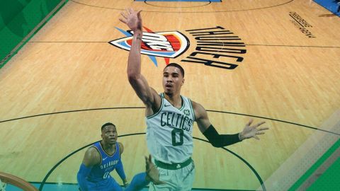 Tatum anota 24; Celtics remontan y superan a Thunder
