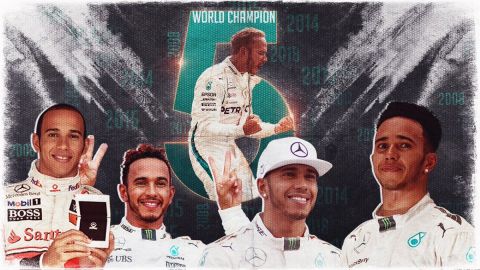 Lewis Hamilton se vuelve a coronar en México