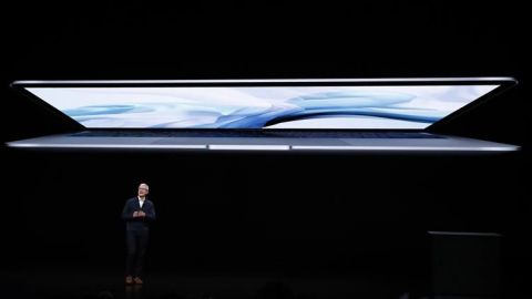 Apple anuncia nuevo MacBook Air con pantalla retina y de aluminio reciclado