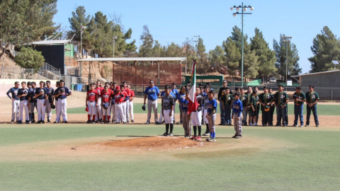 Inauguraron la liga de béisbol infantil y juvenil de Tecate temporada 2018-2019