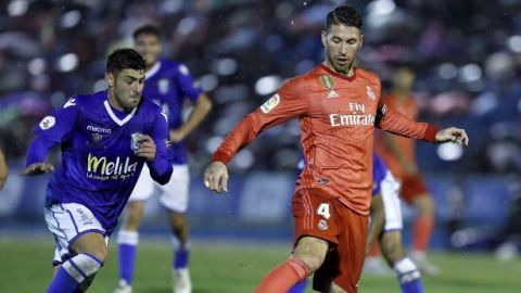 El Real Madrid golea al Melilla en debut de Solari