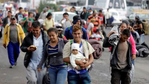 "Harta de vivir en la pobreza e inseguridad", dice migrante hondureña