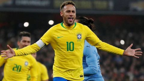 Gol de Neymar da a Brasil triunfo sobre Uruguay en Londres