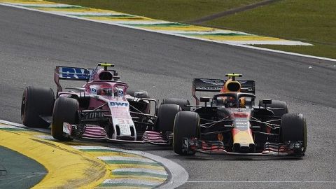 Pérez cree que tanto Ocon como Verstappen tuvieron culpa en su incidente