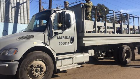 Incrementa vigilancia en el refugio donde se concentra la caravana migrante