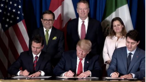 EE.UU., México y Canadá firman el tratado comercial T-MEC