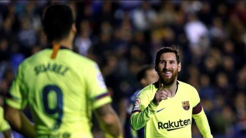 Messi y el Barça hunden al Levante