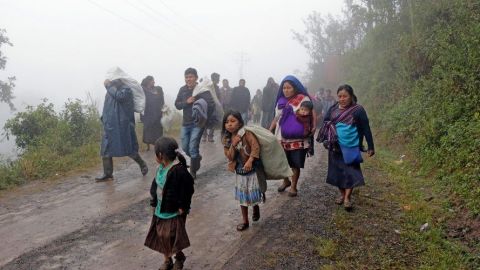 Una amarga navidad aguarda a más de 5.000 desplazados en Chiapas