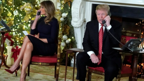 Trump le pregunta a un niño de 7 años: "¿todavía crees en Santa Claus?"