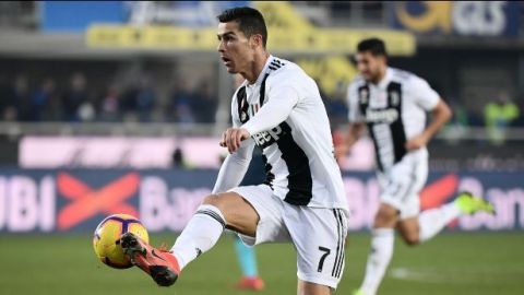 Con gol de Cristiano, Juventus rescata empate ante el Atalanta