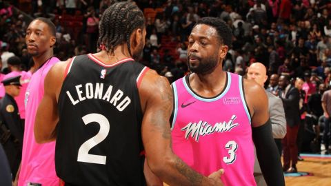 Leonard anota 30 y Raptors se imponen 106-104 al Heat