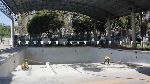Rehabilitan alberca de la Unidad Deportiva Tijuana
