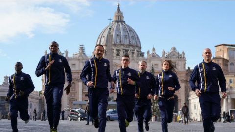 El Vaticano presenta a su equipo oficial de atletismo
