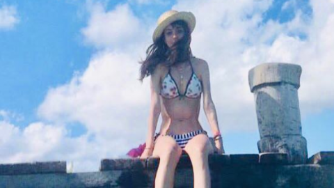 Natalia Téllez presume figura en bikini