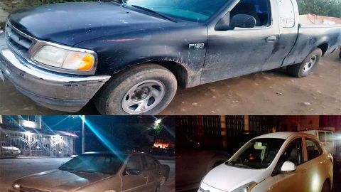 Policía Municipal recupera 3 vehículos robados