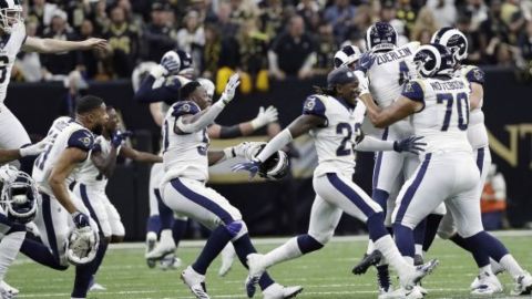 Rams derrotan en tiempo extra a Saints y avanzan al Super Bowl LIII