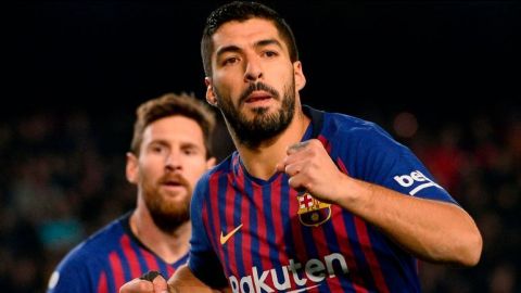 Suárez, el quinto máximo goleador de la historia del Barcelona