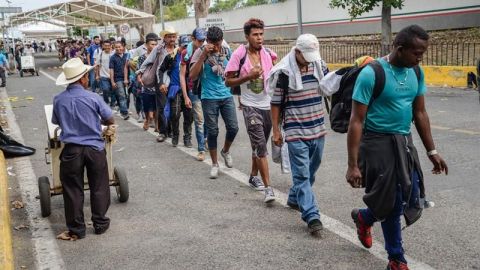 Más de 3.000 migrantes hondureños y salvadoreños cruzaron a México