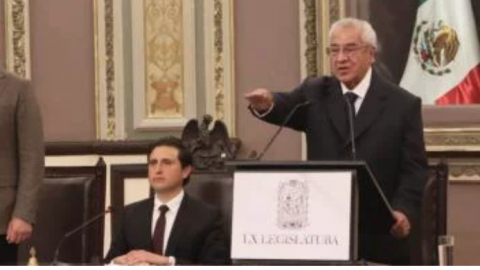 Congreso de Puebla elige gobernador a expresidente del Tribunal de Justicia