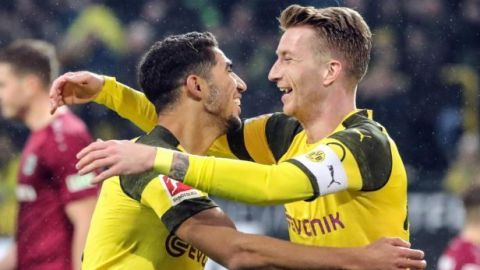 Borussia Dortumund golea al Hannover y se consolida en el liderato