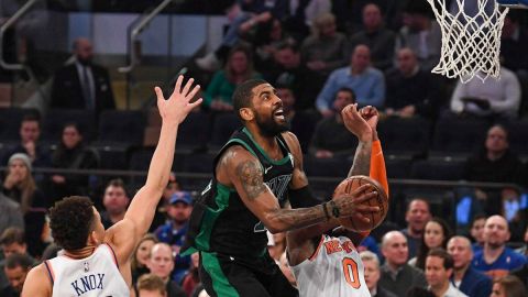 Irving y los Celtics hunden aún más a los diezmados Knicks