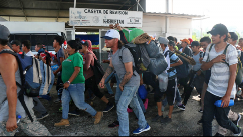 Llegan más de mil 600 migrantes centroamericanos a Arteaga, Coahuila