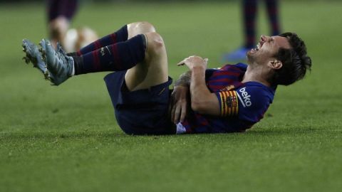 Messi en duda para el primero de tres choques Barsa-Madrid