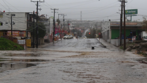 Golpea tormenta a la región, en Tecate no se registran daños