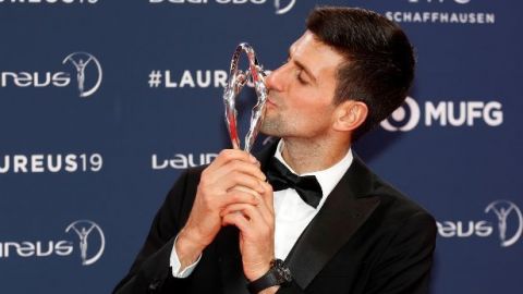 Djokovic y Simone Biles ganan Premios Laureus a mejores deportistas del año