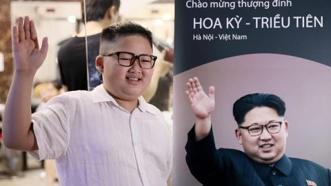 Peluquería en Hanoi ofrece cortes de pelo al estilo de Donald Trump y Kim Jong-u