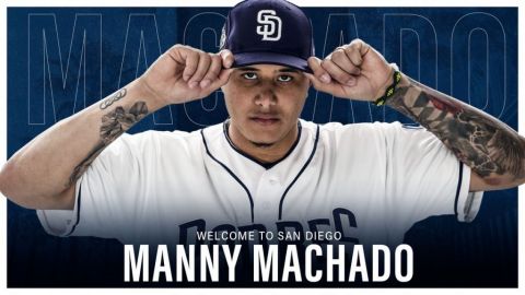 Padres oficializan pacto de 10 años con Machado