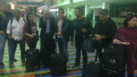 Jorge Ramos sale rumbo al aeropuerto tras ser expulsado de Venezuela