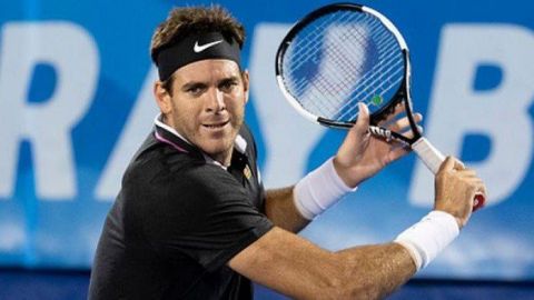 Del Potro no jugará en Indian Wells por lesión en la rodilla