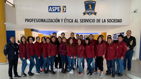 Recorren CENFOCAP alumnos de la Universidad Xochicalco
