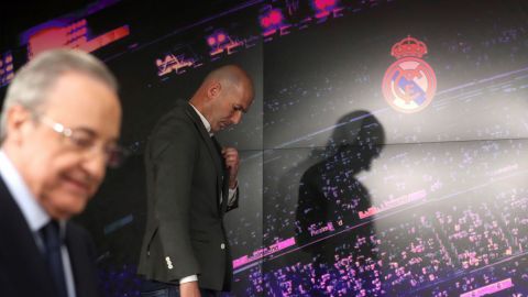 Florentino: Zidane representa el espíritu y los valores sagrados del club