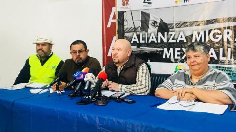 Solicita Alianza del Migrante en Mexicali, apoyo a la federación
