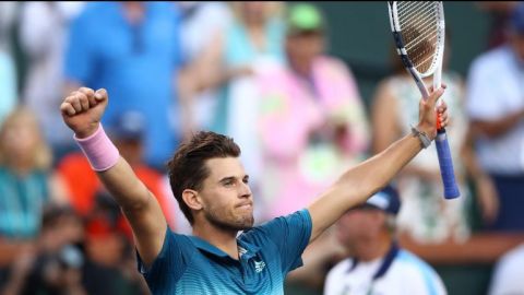 Thiem vence a Federer y se consagra en Indian Wells