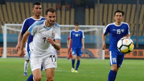 Uruguay goleó a Uzbekistán en la China Cup