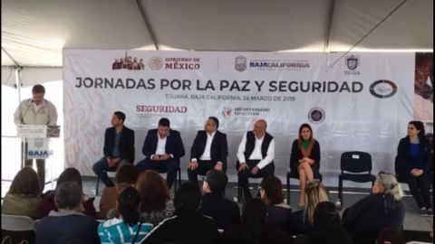 Inician jornadas de paz y seguridad en Baja California