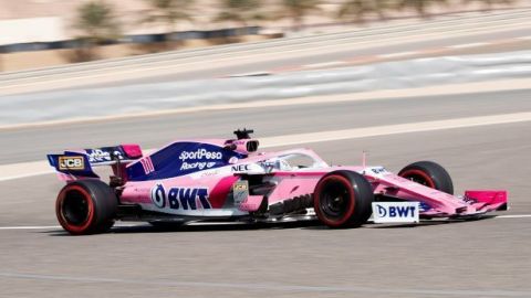 ''Checo'' Pérez termina 14 en primera práctica en Bahréin; domina Ferrari